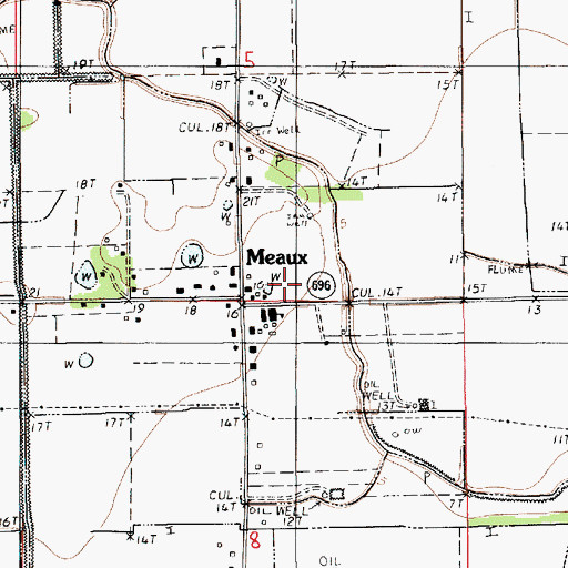 Topographic Map of Kidz Connection Day Care and Youth Camp, LA
