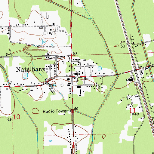 Topographic Map of Little Red Schoolhouse, LA
