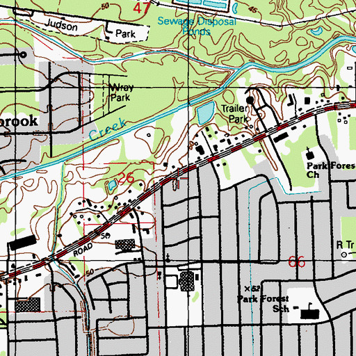 Topographic Map of Little Scholar's Learning Academy, LA