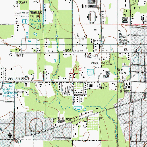 Topographic Map of Mother Goose Day Care and Learning Center, LA