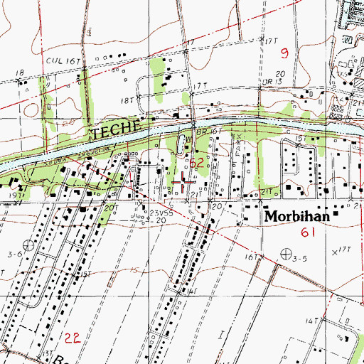 Topographic Map of Noah's Ark Christian Preschool and Day Care Center, LA