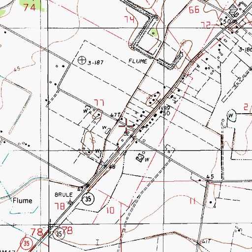 Topographic Map of Noah's Ark Day Care Center, LA