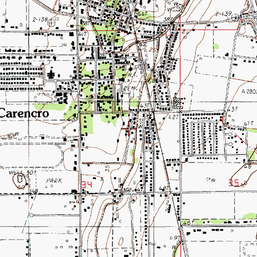 Topographic Map of Small World Day Care Center, LA