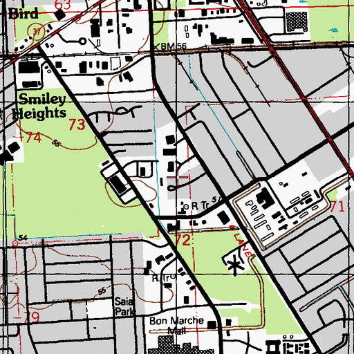 Topographic Map of Twenty - Four Hours To Go Day Care Center, LA