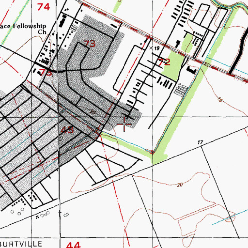 Topographic Map of Charlie Thomas Memorial Head Start Center, LA