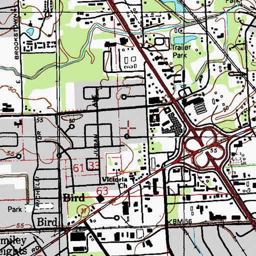 Topographic Map of Creative Head Start Center School, LA