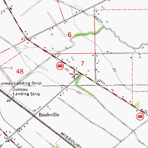 Topographic Map of Huron Head Start Center School, LA