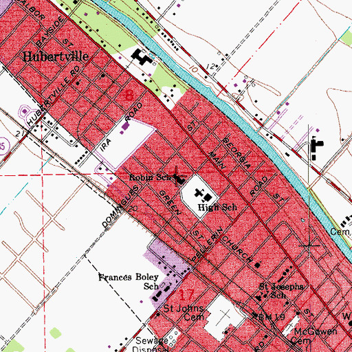 Topographic Map of Jeanerette Head Start Center School, LA