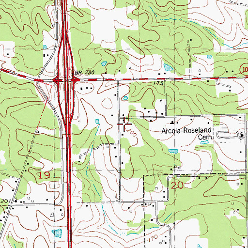 Topographic Map of North Tangipahoa Head Start School, LA