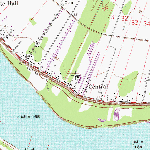 Topographic Map of Romeville Head Start School, LA