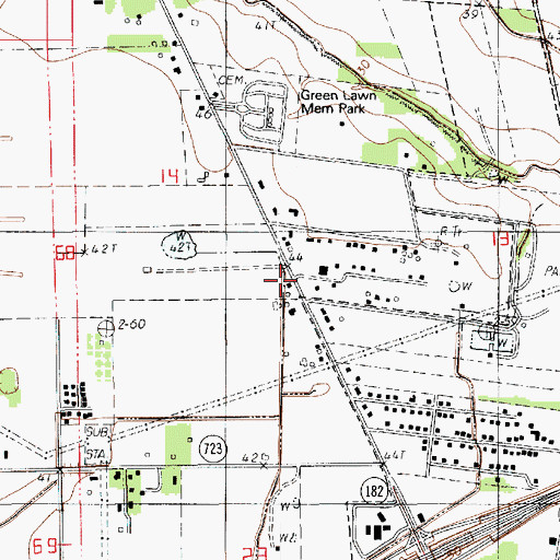 Topographic Map of Saint Christopher B Head Start School, LA