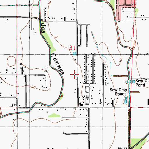 Topographic Map of Scott Head Start Center School, LA