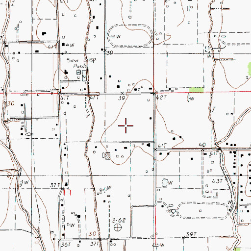 Topographic Map of Golden Acres Mobile Home Park, LA