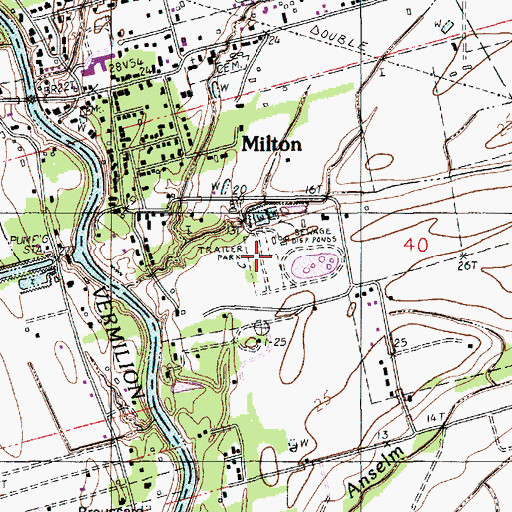 Topographic Map of Lakeview Mobile Home Park, LA