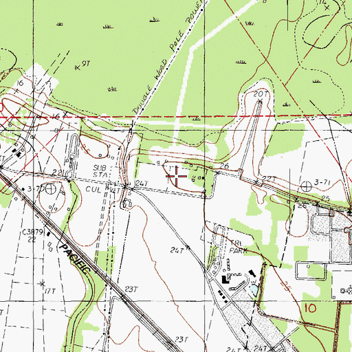 Topographic Map of Garden View Assisted Living Facility, LA