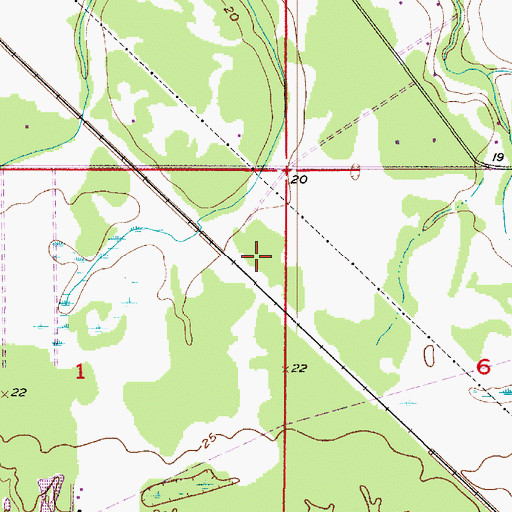 Topographic Map of High Hope Care Center, LA