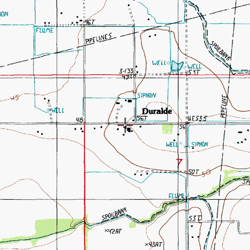Topographic Map of Annunciation Church, LA