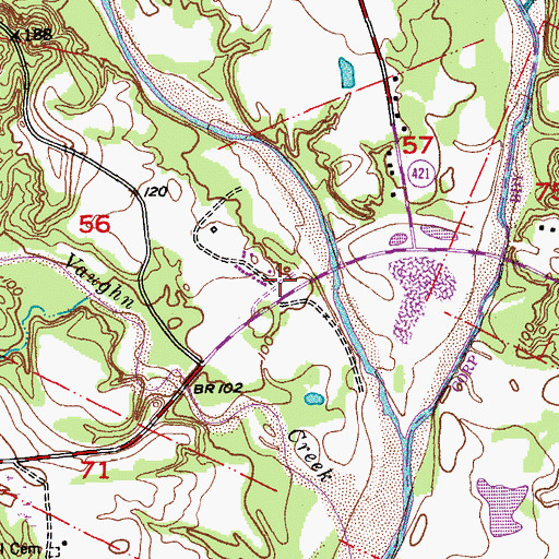 Topographic Map of Apostolic Tabernacle United Pentecostal Church of Jackson, LA