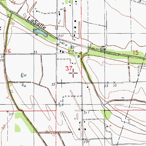 Topographic Map of Cajun Country Mobile Home Park, LA