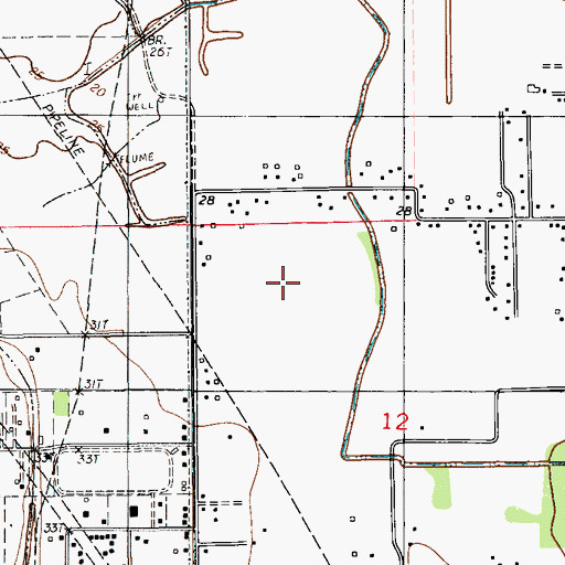 Topographic Map of Country Aire Mobile Home Park, LA