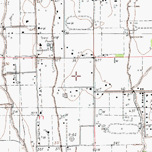 Topographic Map of Countryside Mobile Home Park, LA