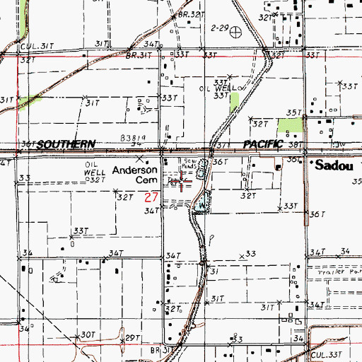 Topographic Map of Royal Mobile Home Park, LA