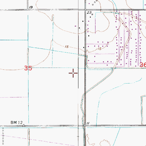 Topographic Map of Smiths Mobile Home Park, LA