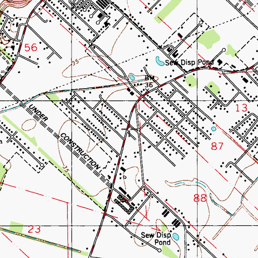 Topographic Map of Smittys Mobile Home Park, LA