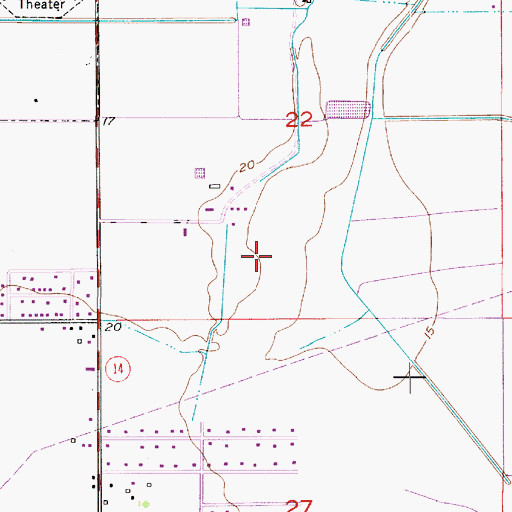 Topographic Map of Sugarloaf Community Mobile Home Park, LA