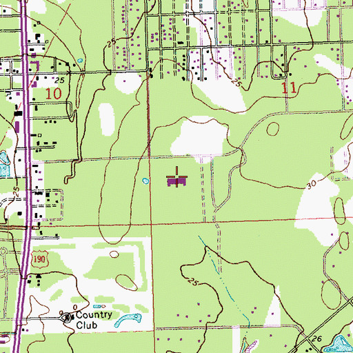 Topographic Map of Northshore Specialty Hospital, LA