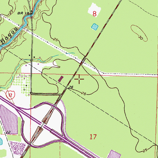 Topographic Map of Beacon Behavioral Hospital Northshore, LA