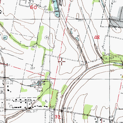 Topographic Map of Camelot of Broussard Adult Care Facility, LA