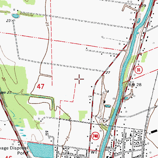 Topographic Map of J Michael Morrow Memorial Nursing Home, LA