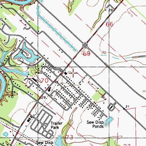Topographic Map of Maison de Lafayette, LA