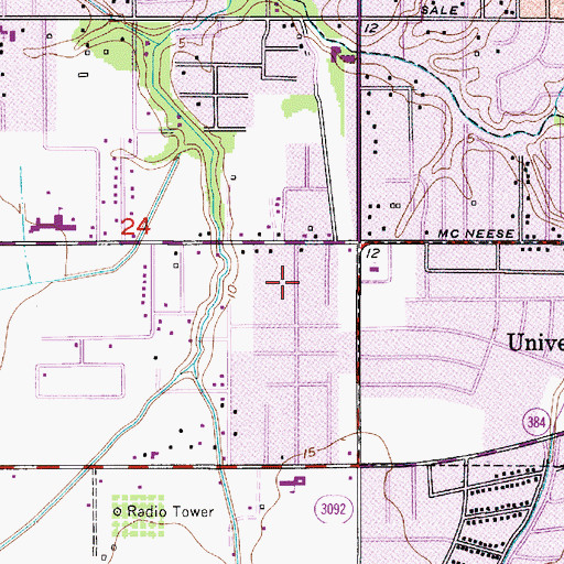 Topographic Map of Resthaven Nursing and Rehabilitation Center, LA