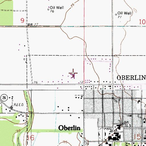 Topographic Map of Saint Frances Nursing and Rehabilitation Center, LA