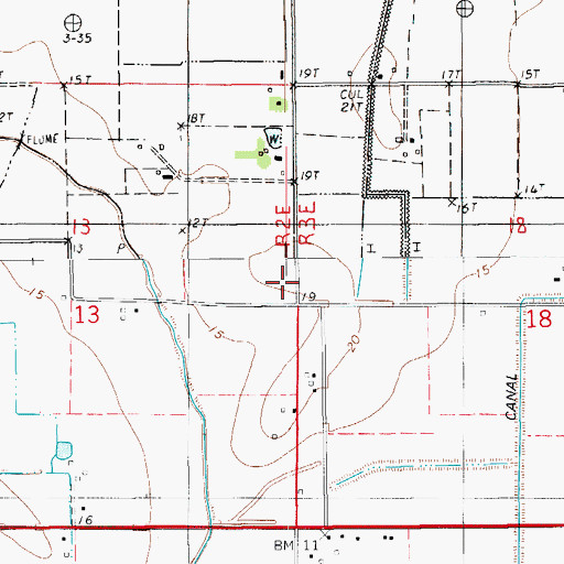 Topographic Map of Vermilion Health Care Center, LA