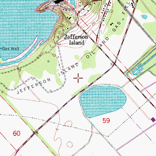 Topographic Map of Rip Van Winkle Gardens, LA