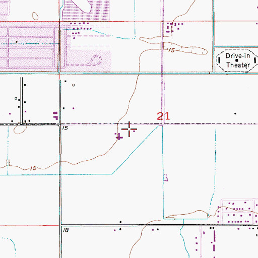 Topographic Map of Bethel Presbyterian Church, LA