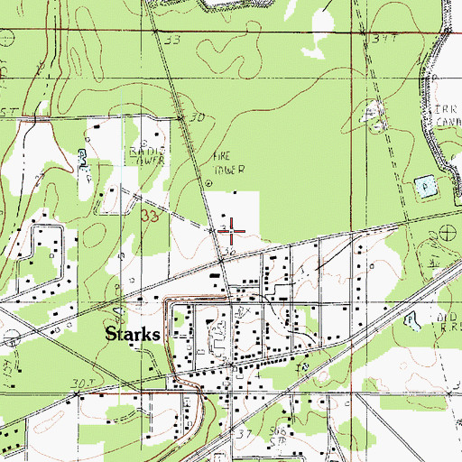 Topographic Map of Calvary Apostolic Church, LA