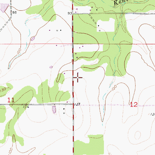 Topographic Map of Charity Tabernacle, LA