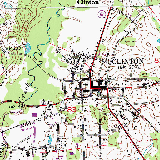 Topographic Map of Christ Way Ministry, LA