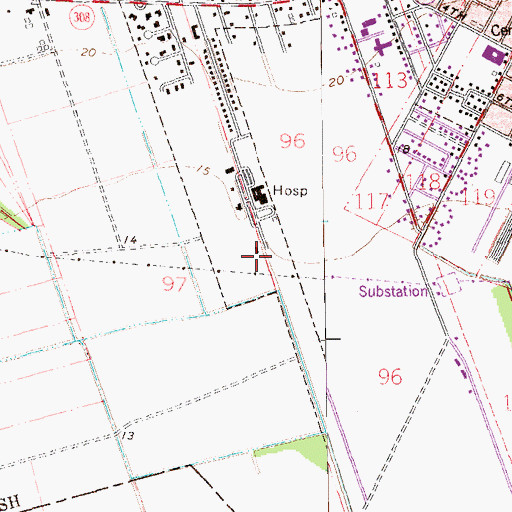 Topographic Map of Counsel of God Ministries, LA