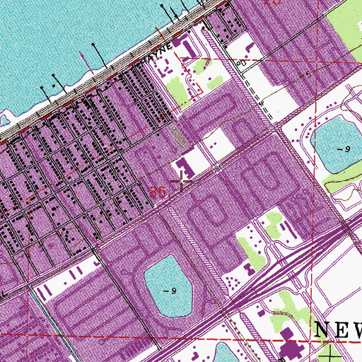 Topographic Map of Crown of Life Lutheran Church, LA