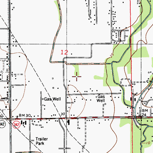 Topographic Map of Church in the City Ministries, LA