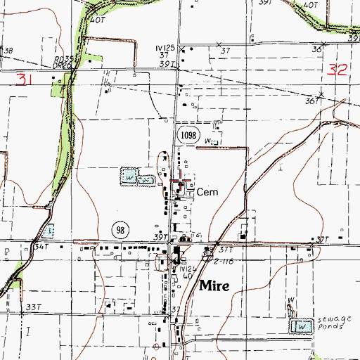 Topographic Map of Church of the Assumption, LA