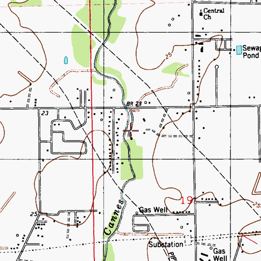 Topographic Map of First Apostolic Church, LA