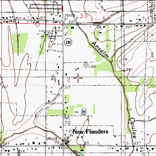 Topographic Map of First Assembly of God Church, LA