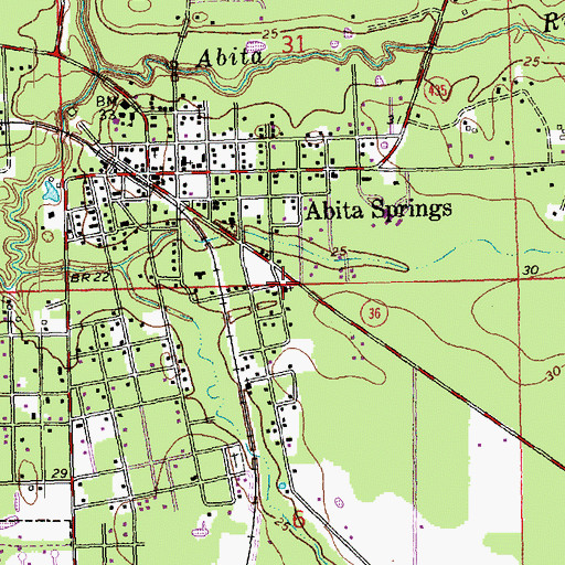 Topographic Map of Greater Mount Hermon Baptist Church, LA