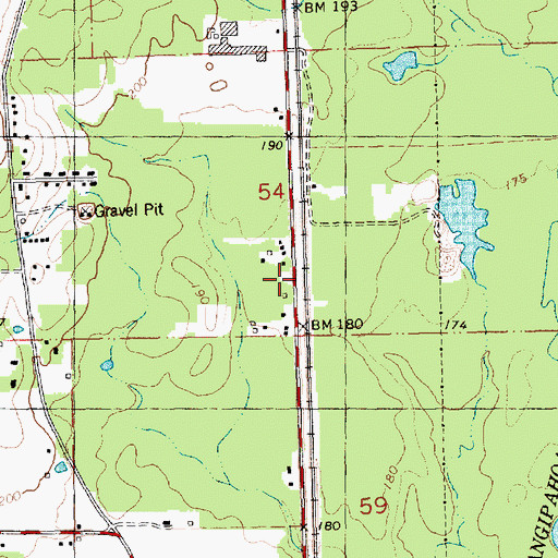Topographic Map of Growing in the Word Ministries, LA